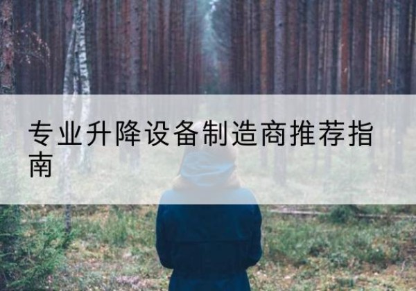 良庆电动剪叉升降平台厂家-专业升降设备制造商推荐指南